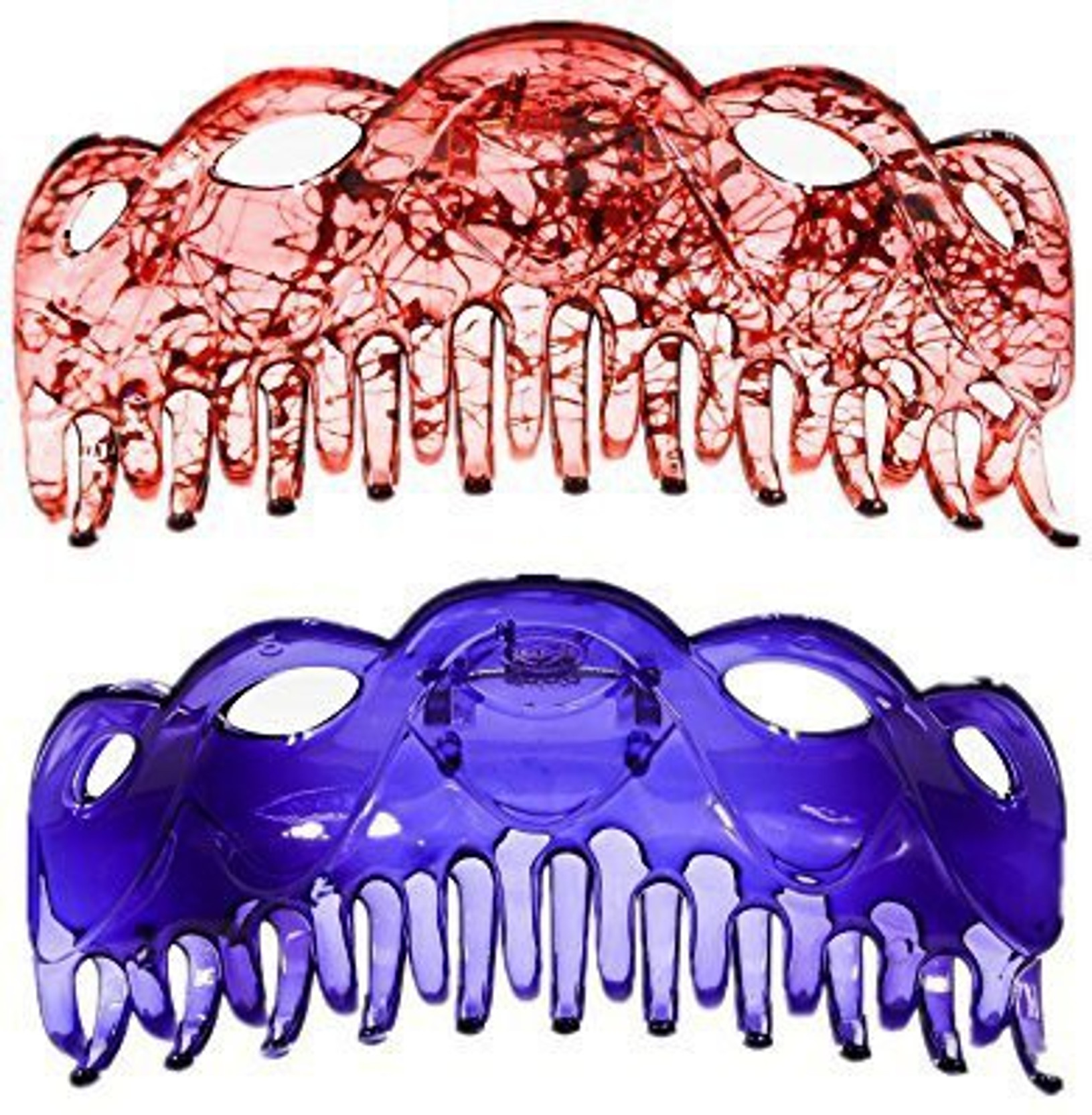 Prettyou 5 5 Quot Large Crystal Plastic Hair Claw Banana Clips