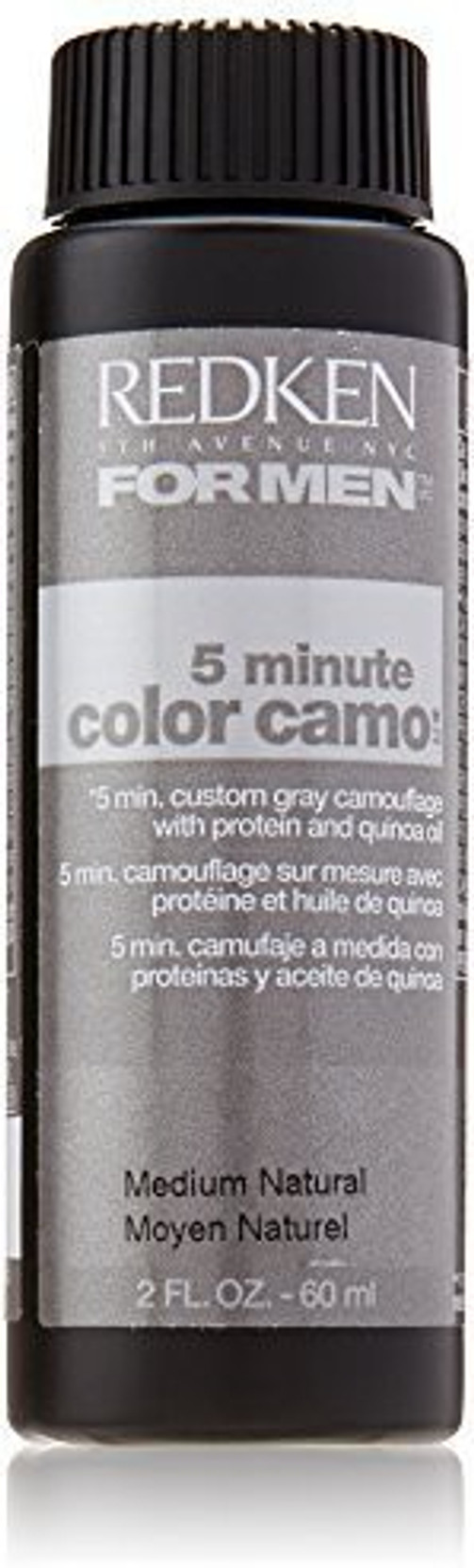 Redken 5 Minute Camo Hair Color For Men Medium Natural 2 Ounce