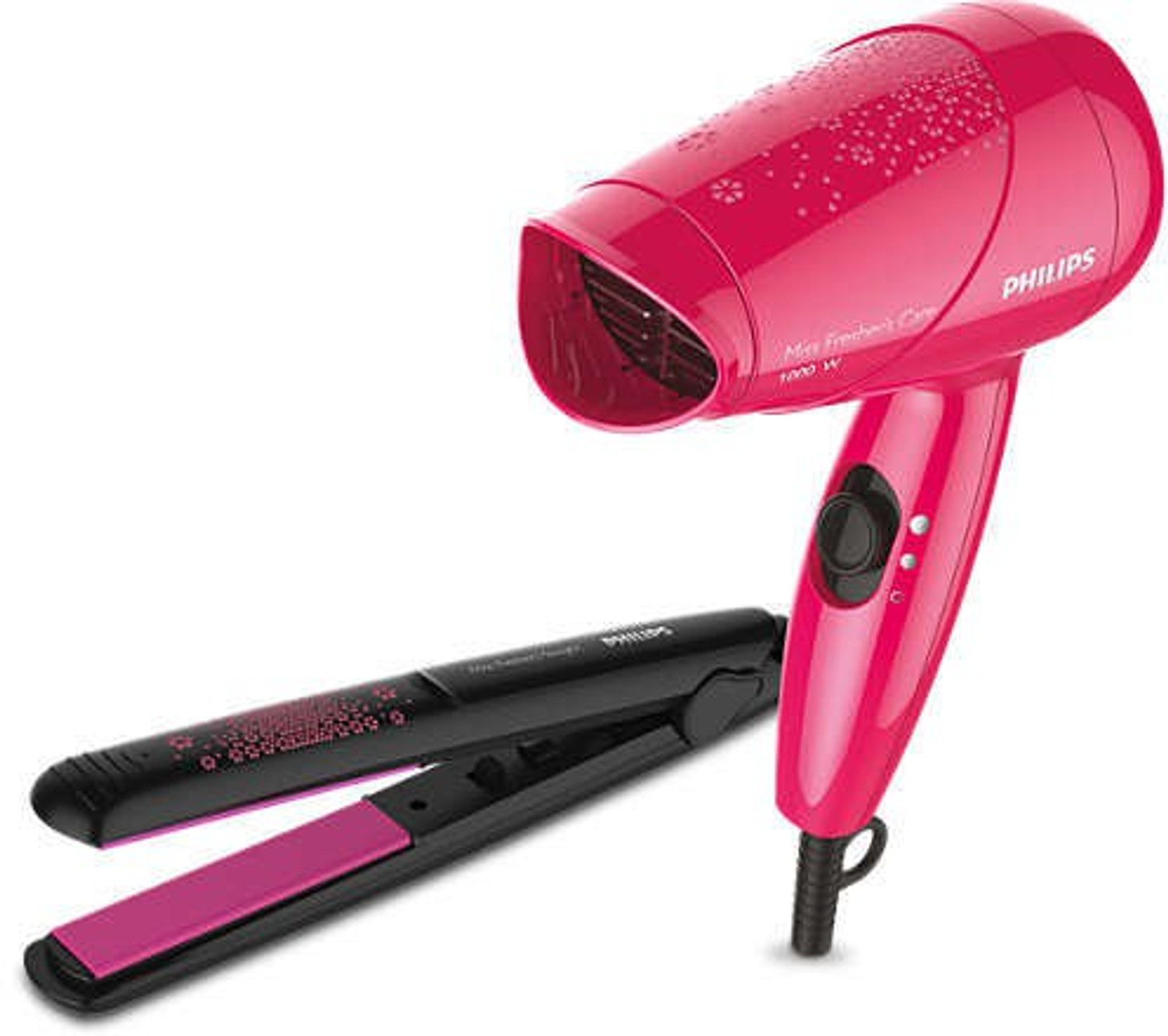 Philips HP8643/46 Hair Straightener + Hair Dryer Philips