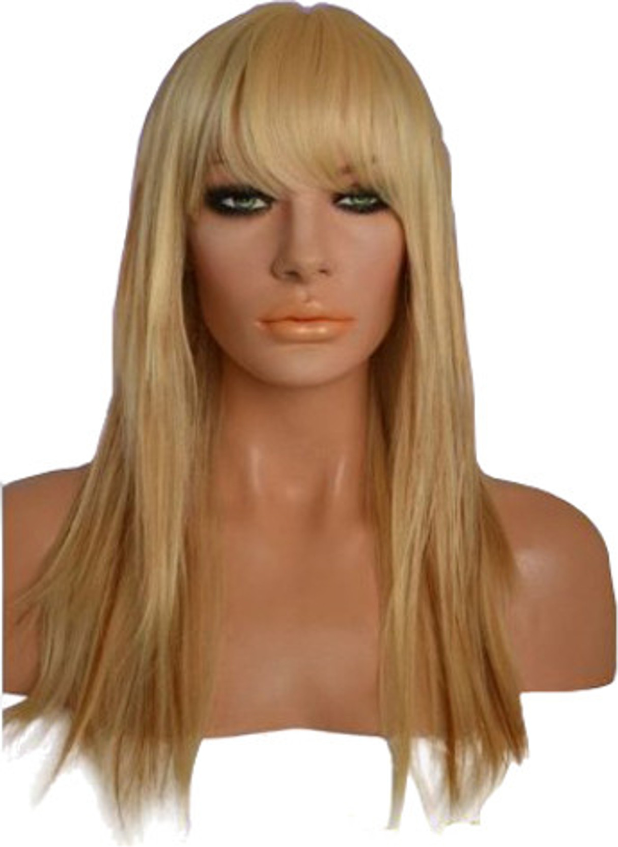Hollywood Hair4u Long Razored Ends With Bangs Blond With Light