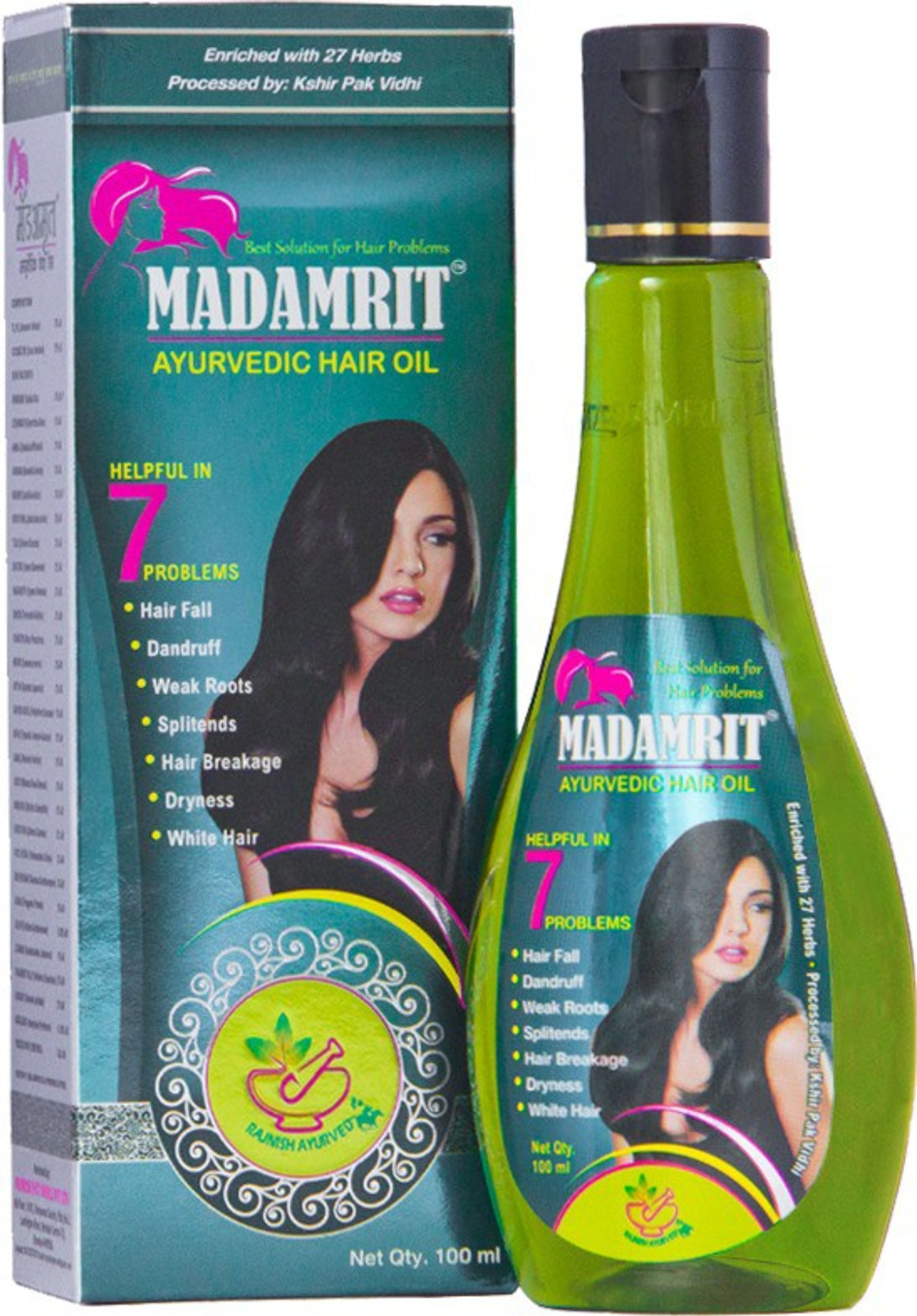 Madamrit Ayurvedic Hair Oil Best Solution For Hair Problems Hair