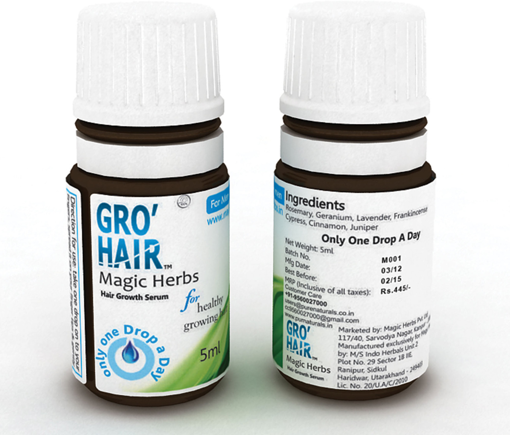 Magic Herbs Gro' Hair Growth Serum Price in India, Buy Magic Herbs