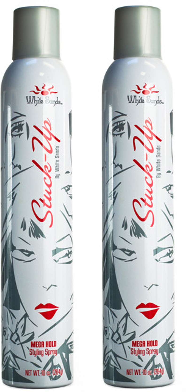 White Sands Stuck Up Mega Hold Hairspray Pack Of 2 Hair Styler