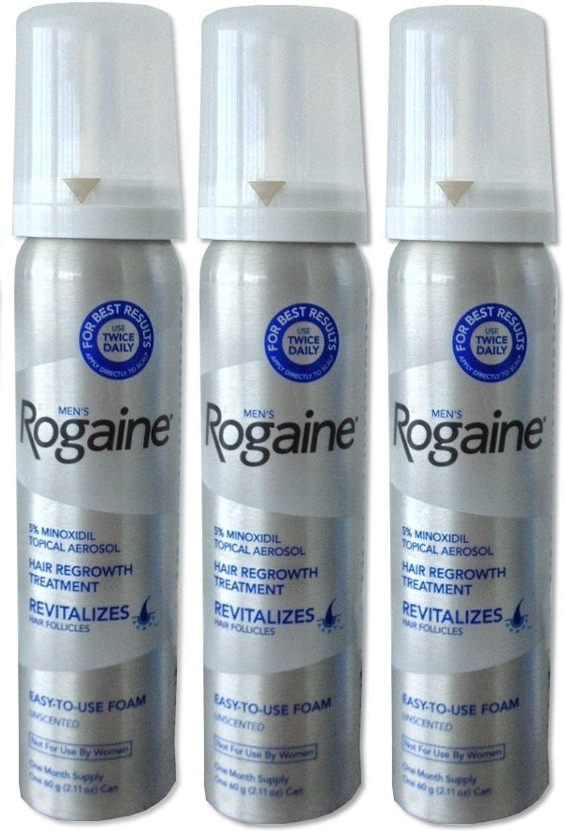 Rogaine Hair Loss Treatment Foam Men 3 Months Supply ...