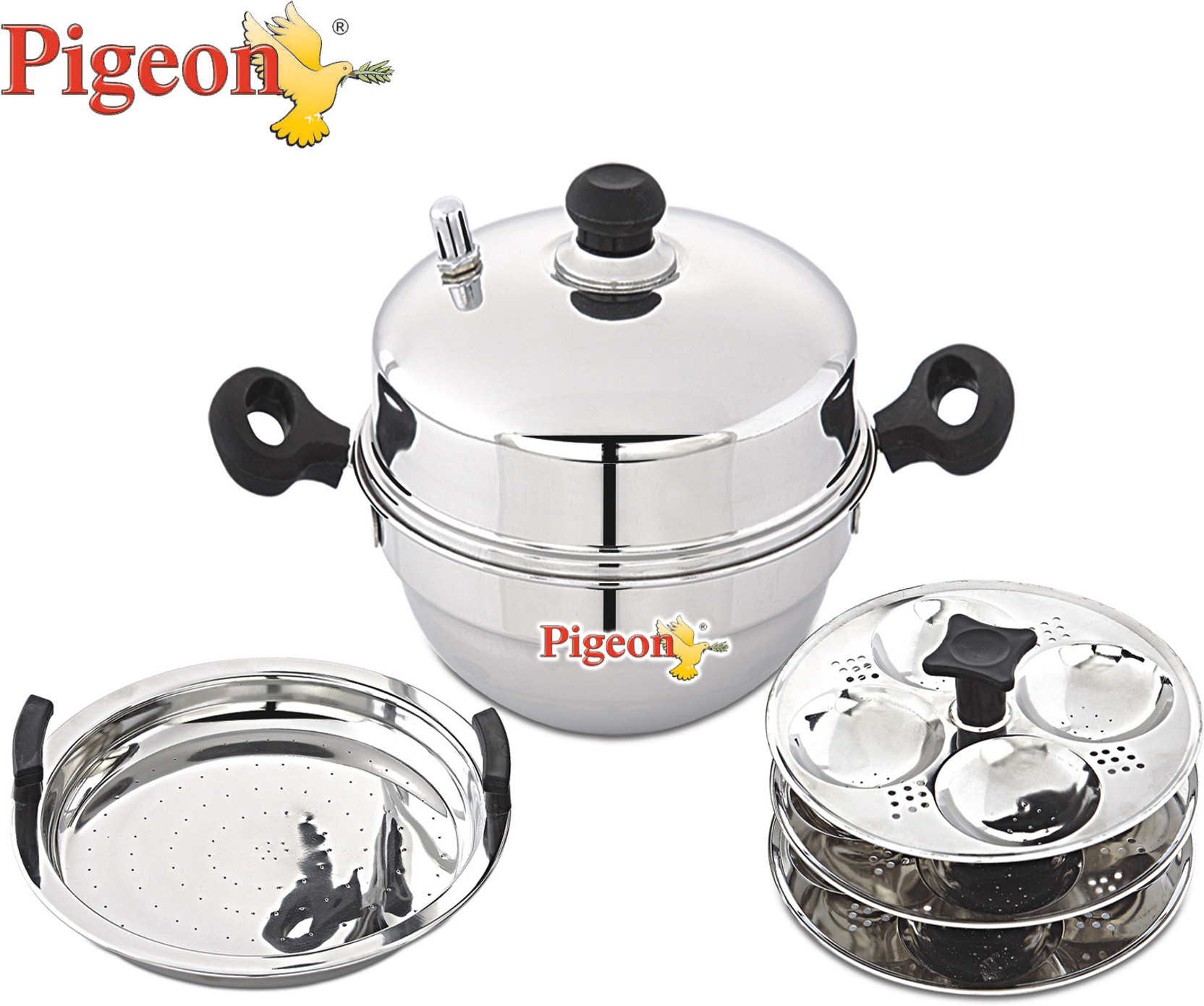 Pigeon Multi Kadai Induction & Standard Idli Maker Price in India Buy