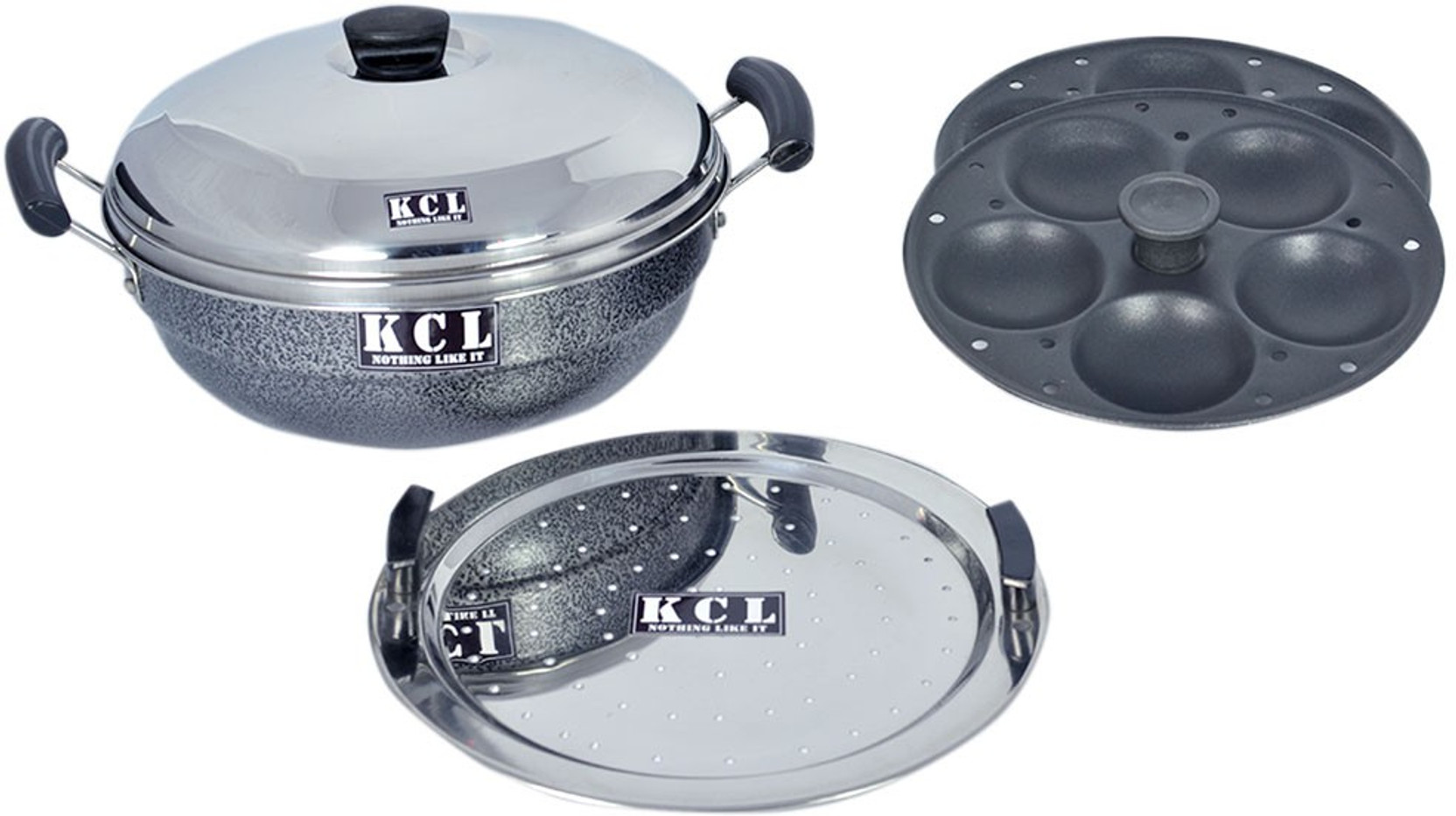 KCL Non Stick 14 Idly Induction Standard Idli Maker Price in India