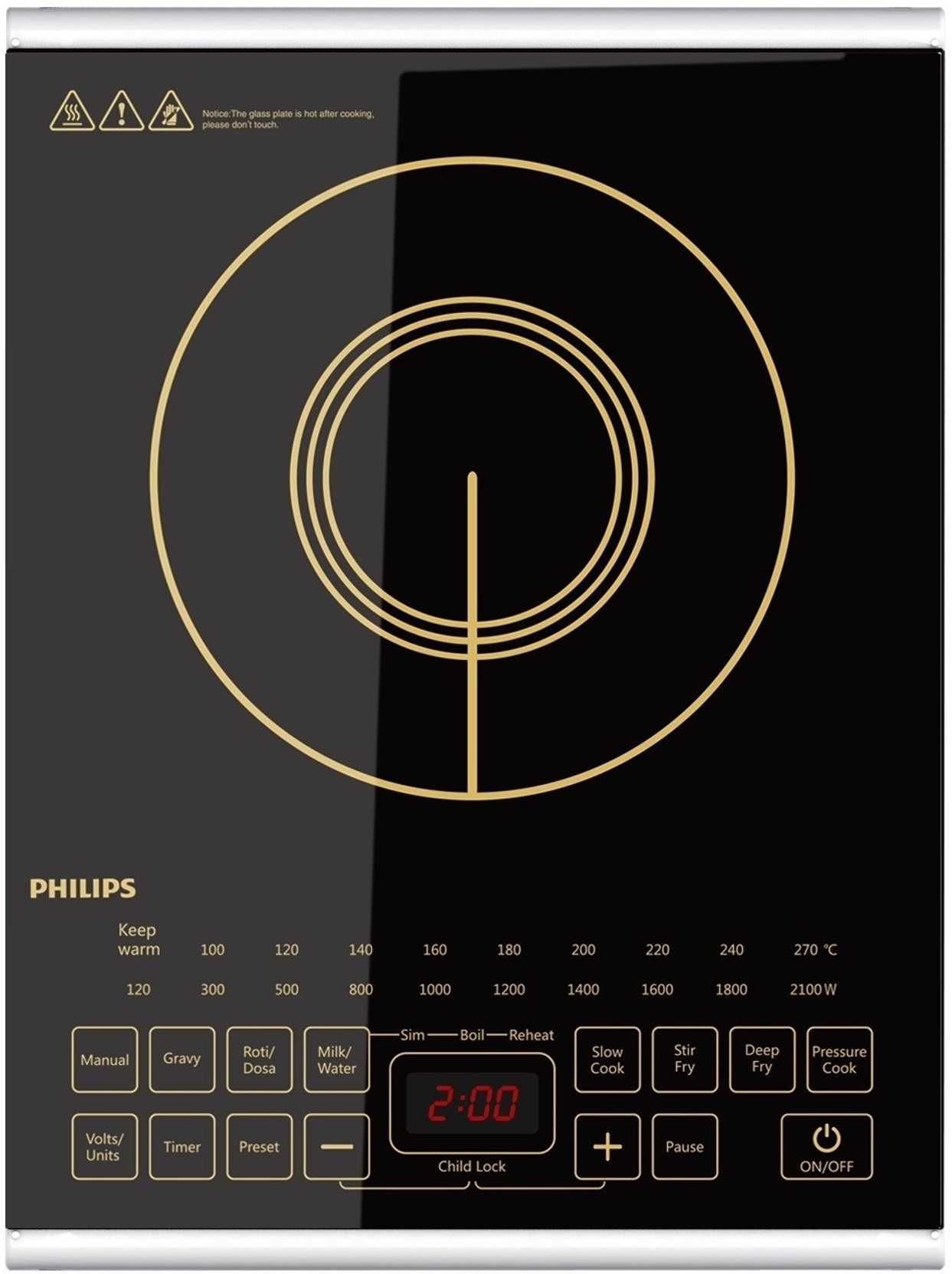 Philips HD4938/01 Induction Cooktop Buy Philips HD4938/01 Induction