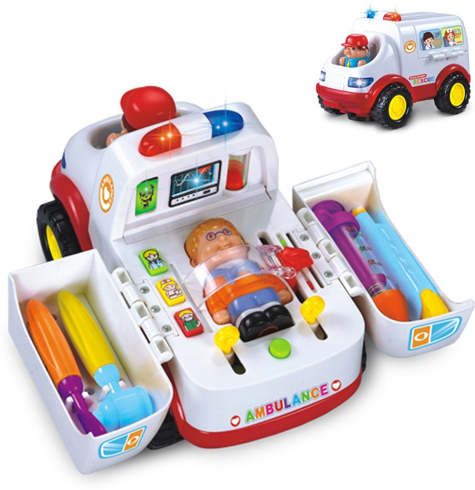 KidsYantra Kids Doctors Kit with Ambulance, Lights and ...