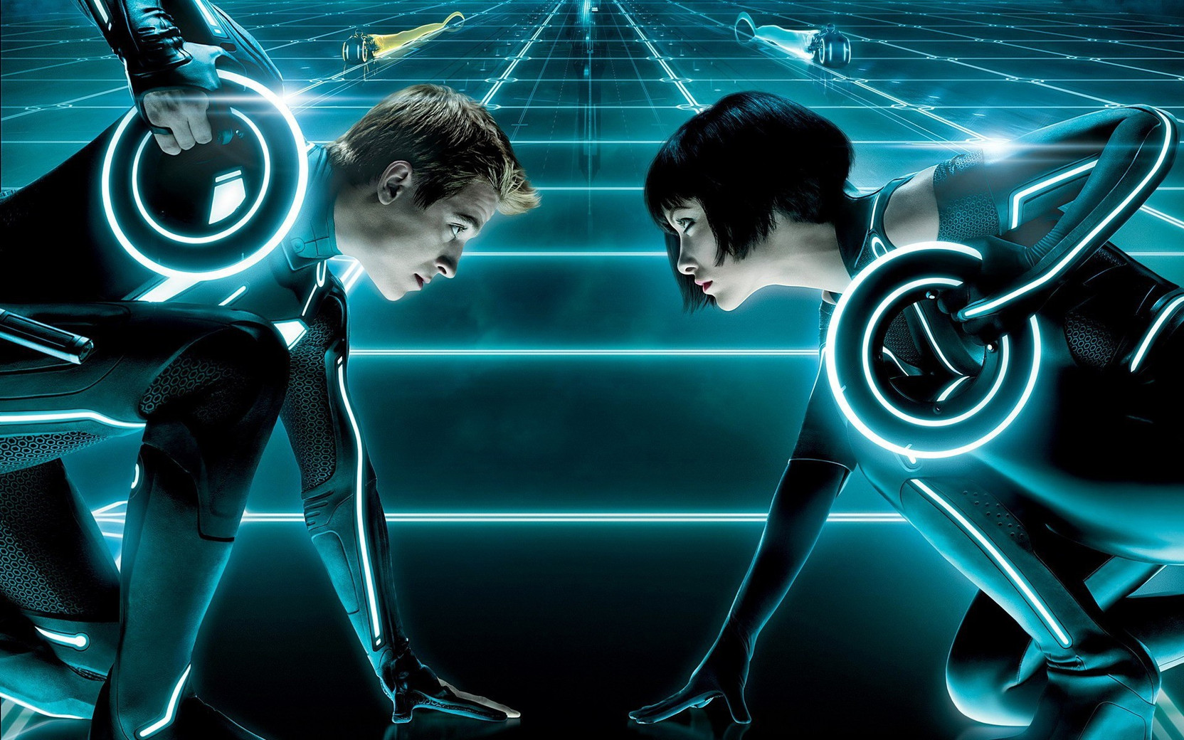 Movie Tron Legacy Tron Futuristic Sci Fi Hd Wallpaper