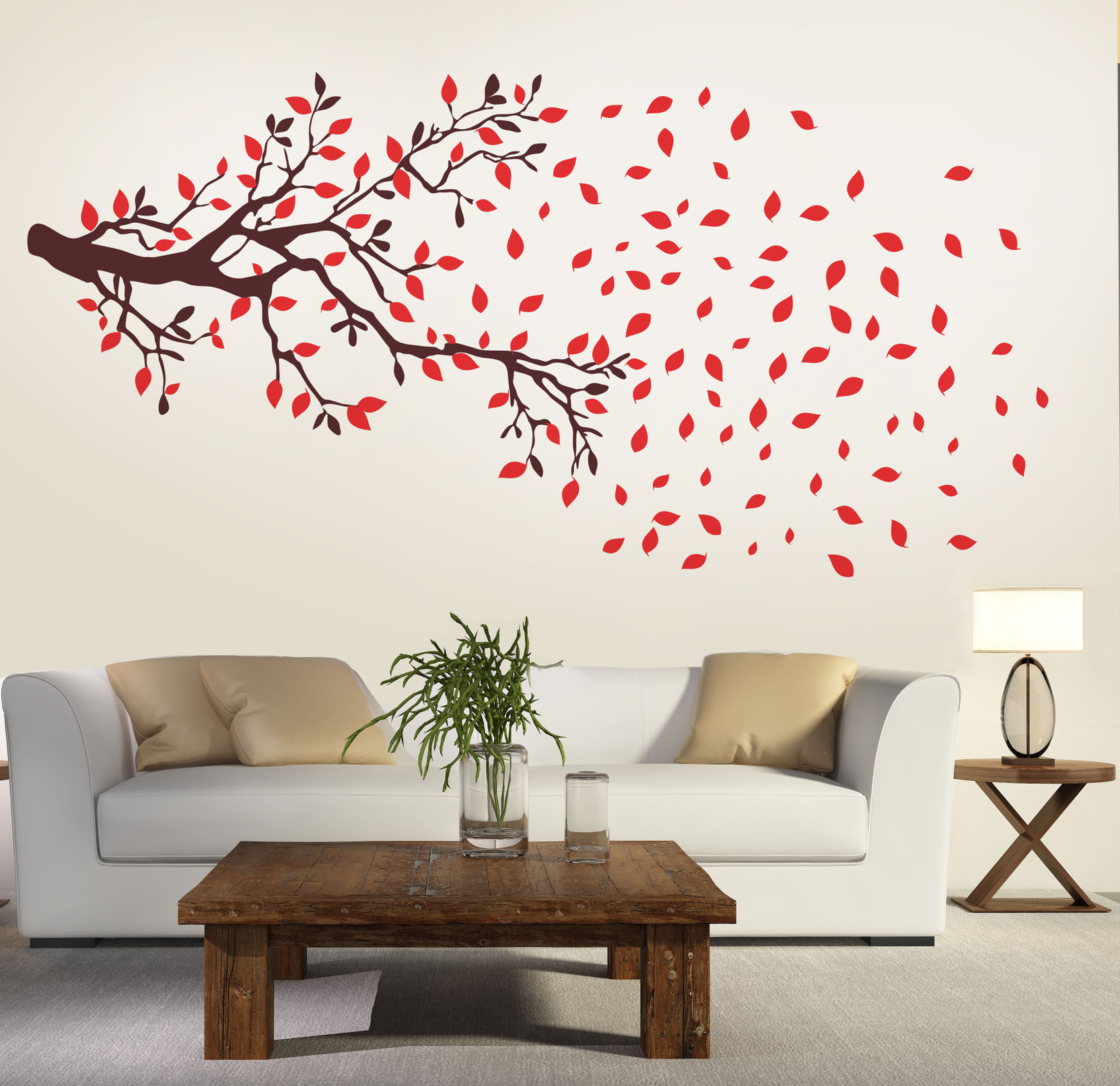 New Way Decals Wall Sticker  Floral Botanical Wallpaper  