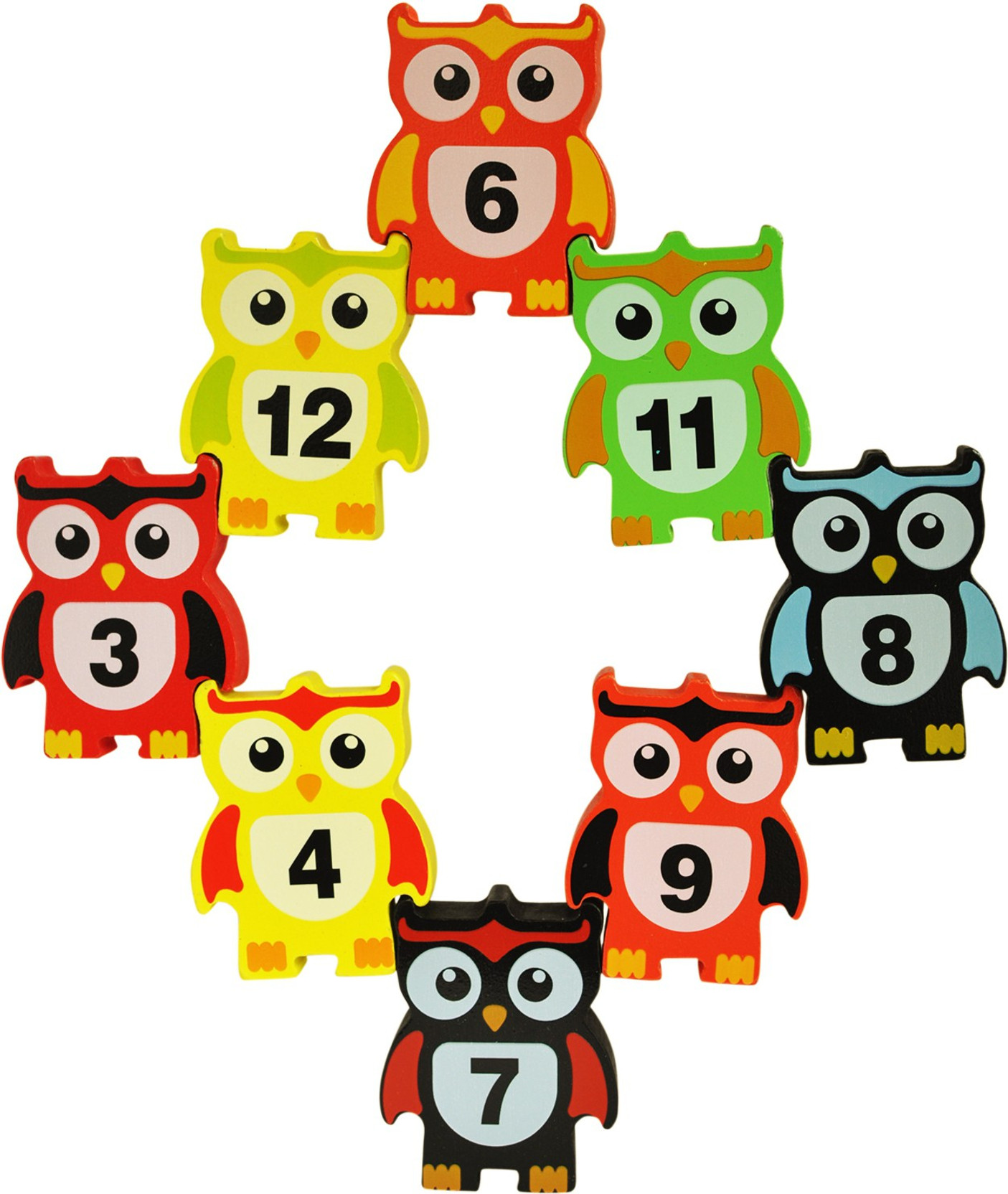 wooden stacking blocks balancing toy