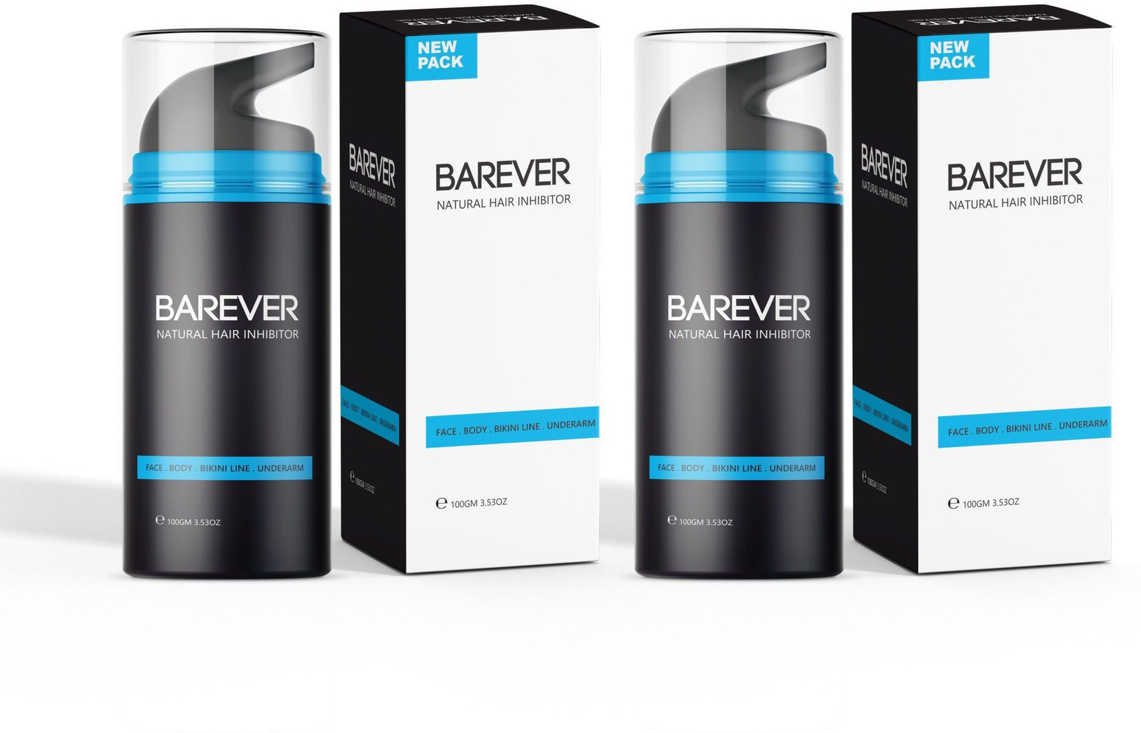 Barever Natural Hair Inhibitor Cream For Permanent Removal On Face
