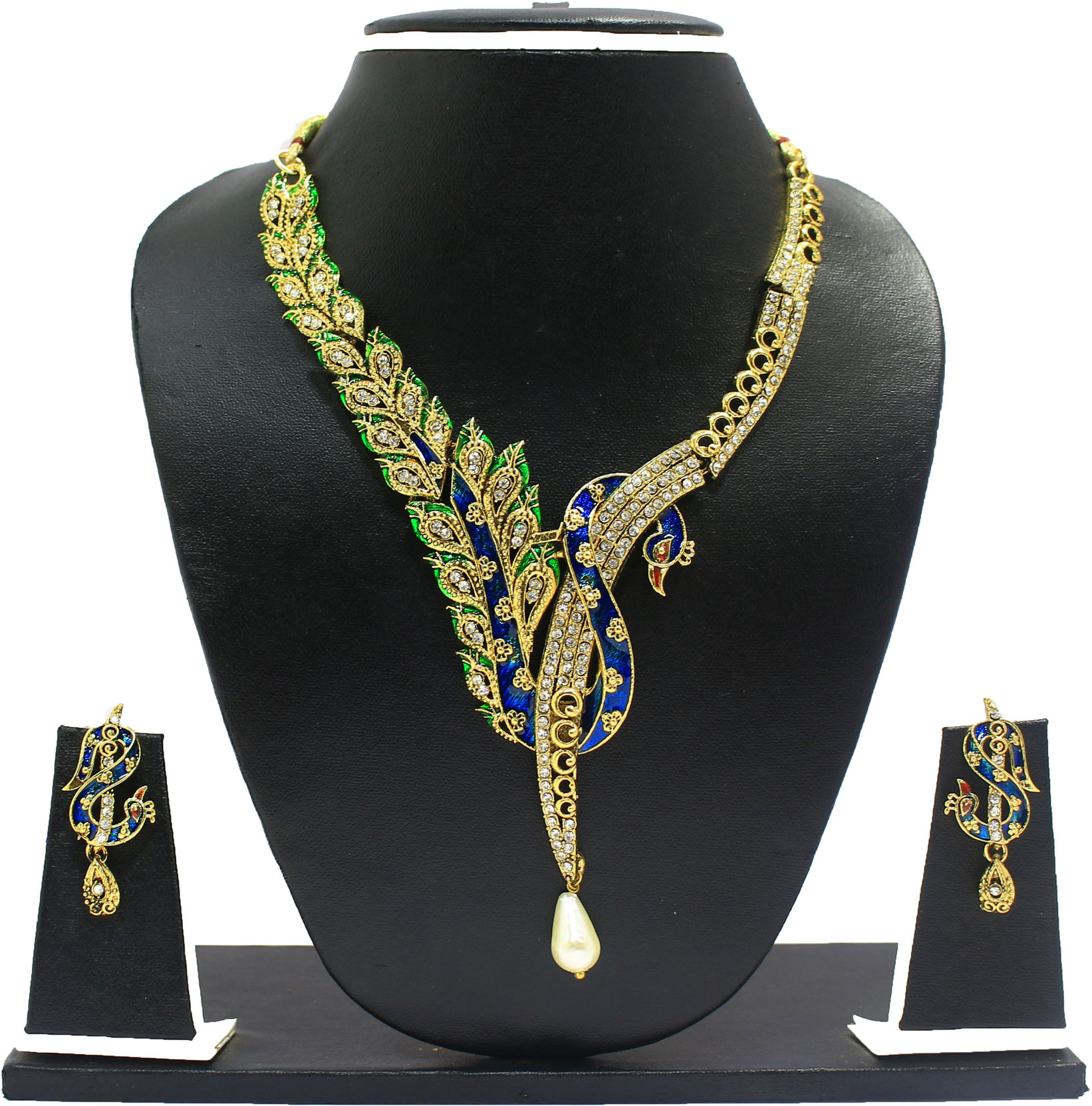 Zaveri Pearls Zinc Jewel Set Price in India Buy Zaveri Pearls Zinc