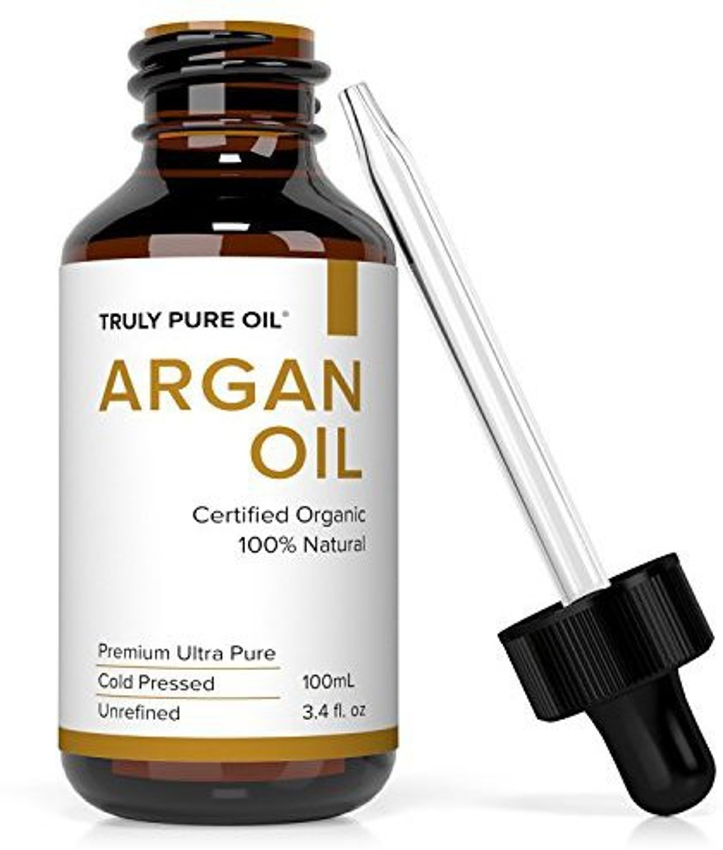 Truly Pure Oil Organic Moroccan Argan Oil For Hair Skin Body
