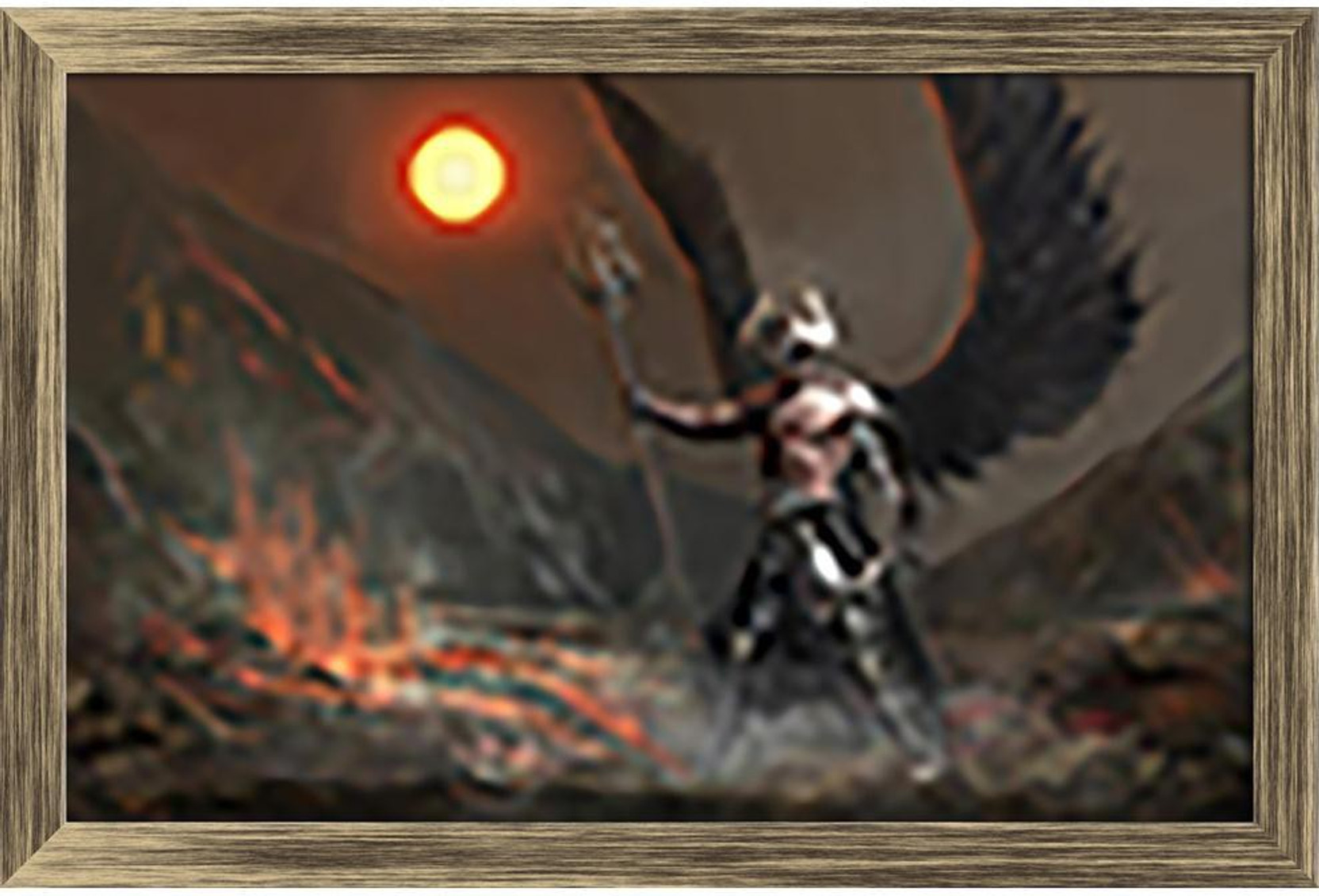 Artzfolio Fallen Angel Framed Wall Art Painting Print Canvas 12 0 Framed Wall Art Painting Print Canvas