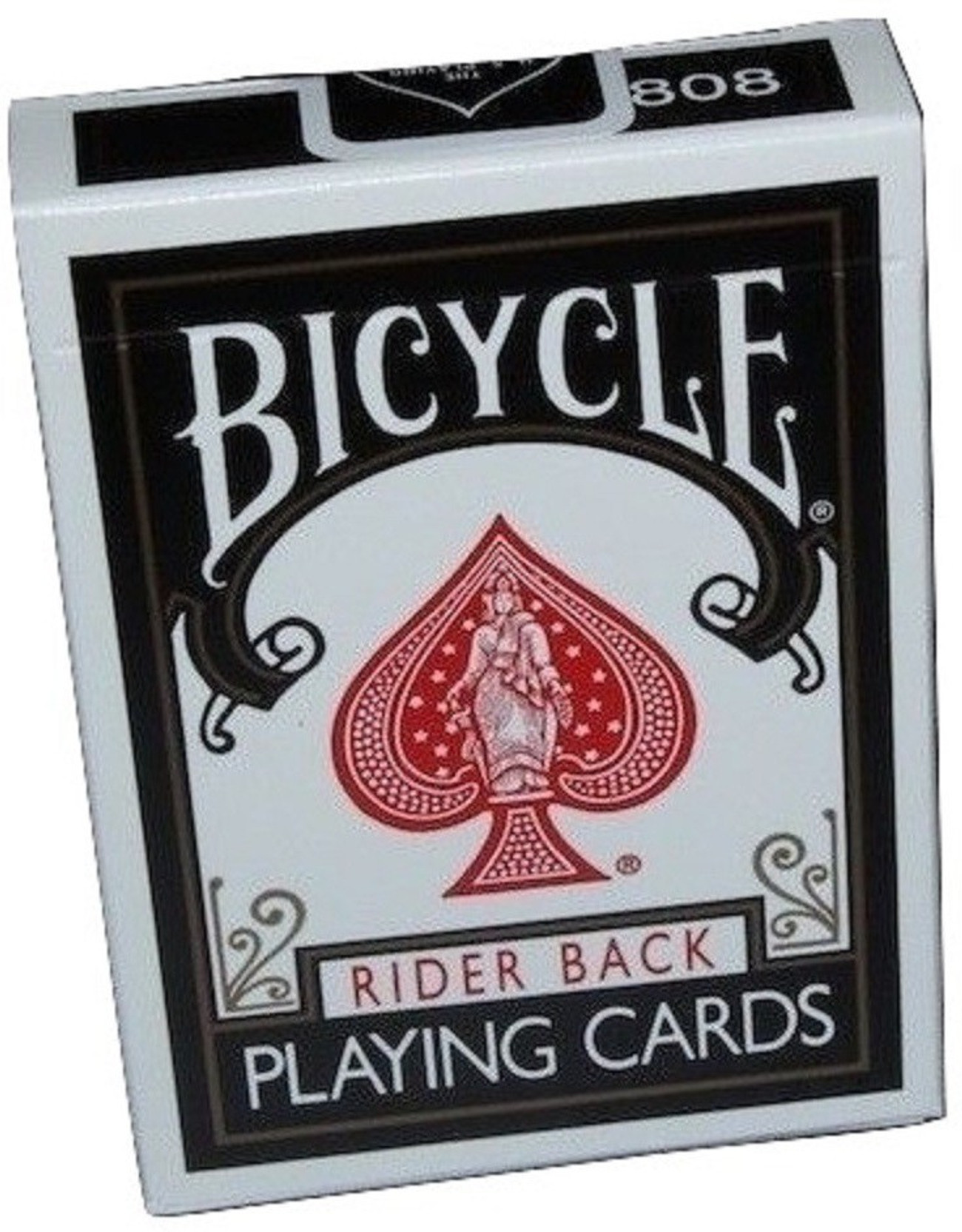 Bicycle Standard Index 4 Pack Of Black And Red Playing Cards