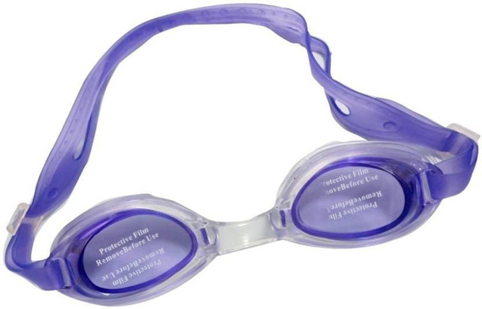 purple swimming goggles