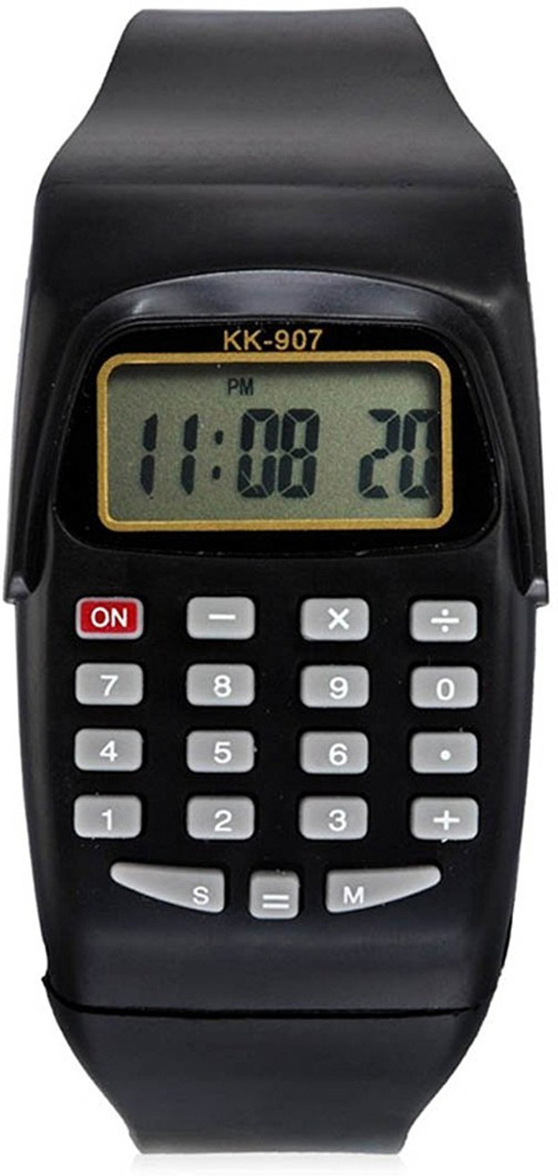creator new model black designer calculator stylish watch for boys