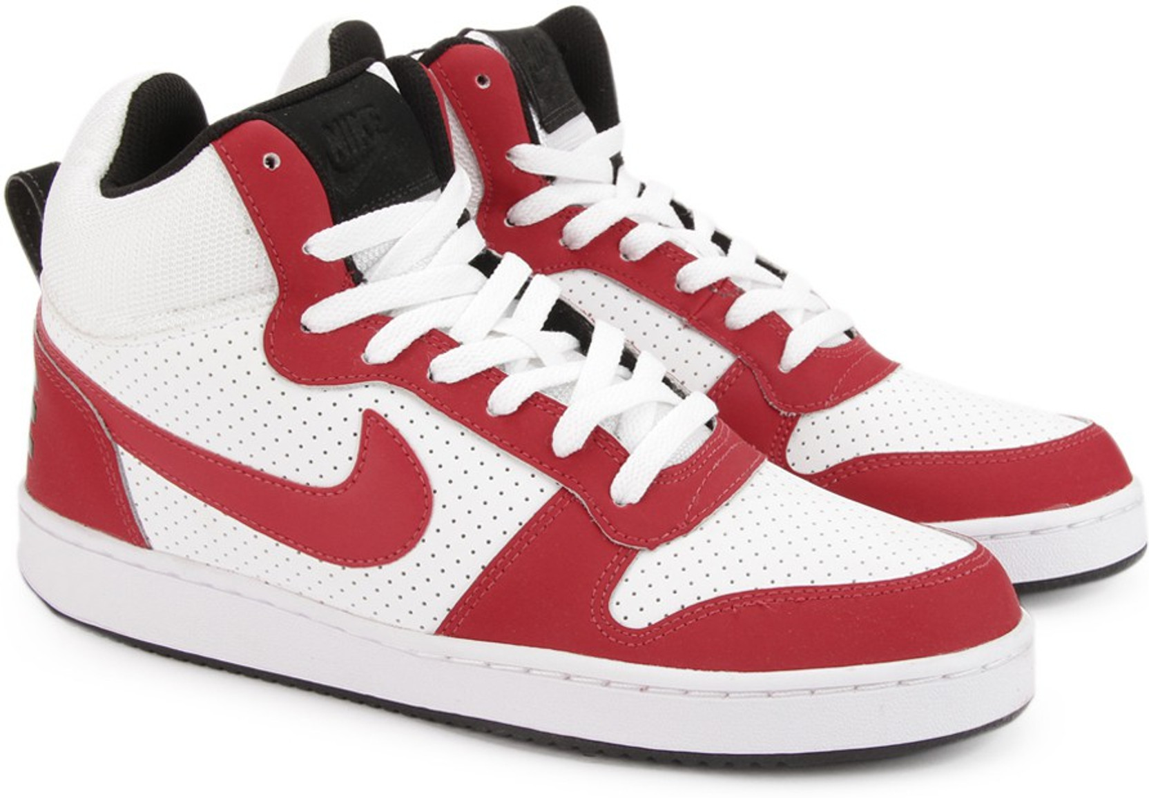 nike court borough white red