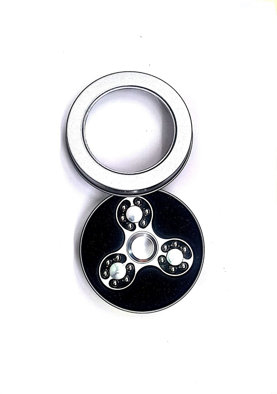Krypton Tri Fidget mini Ball Spin Toy Come Random Colours Hand Spinner (Multicolor)