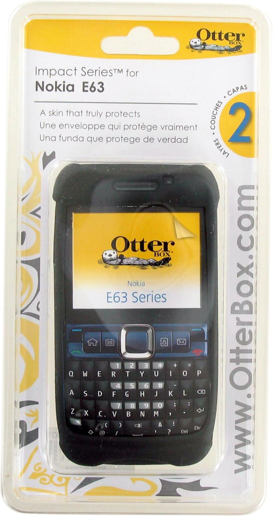 Unlimited Cellular Back Cover For Nokia E63 Unlimited Cellular