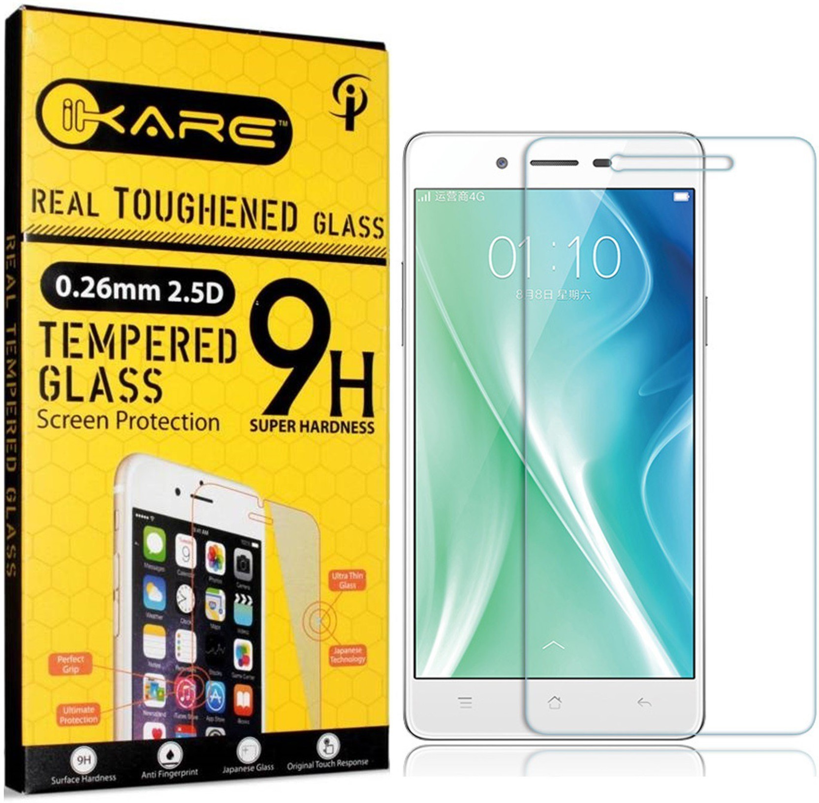 Ikare Tempered Glass Guard For Oppo Neo 7 3 K R831k Anti Gores Kaca Home