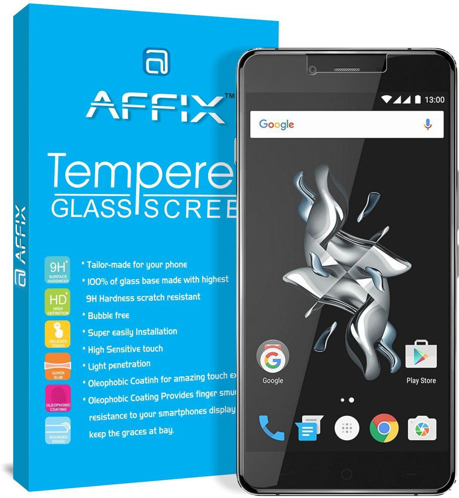 Affix Tempered Glass Guard For Oneplus X Tg Xiaomi Redmi 5a 5 Inch On Offer