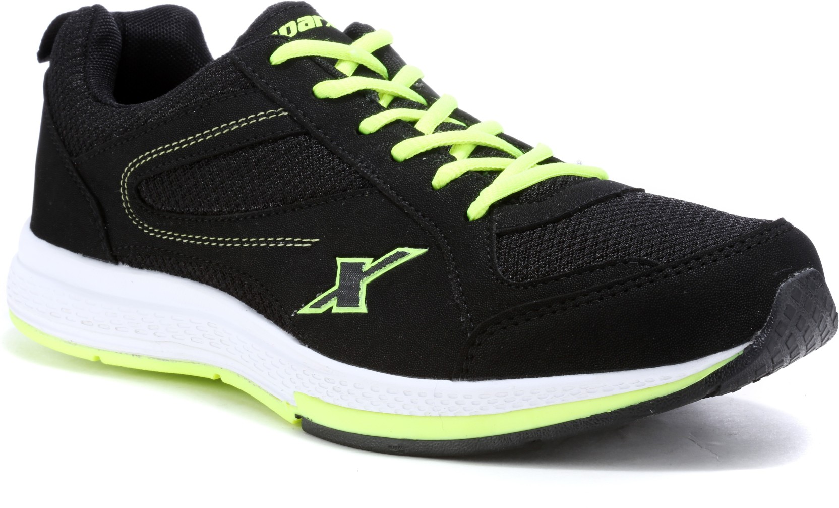 Sparx Running Shoes - Buy BlackFlourscentGreen Color Sparx Running ...