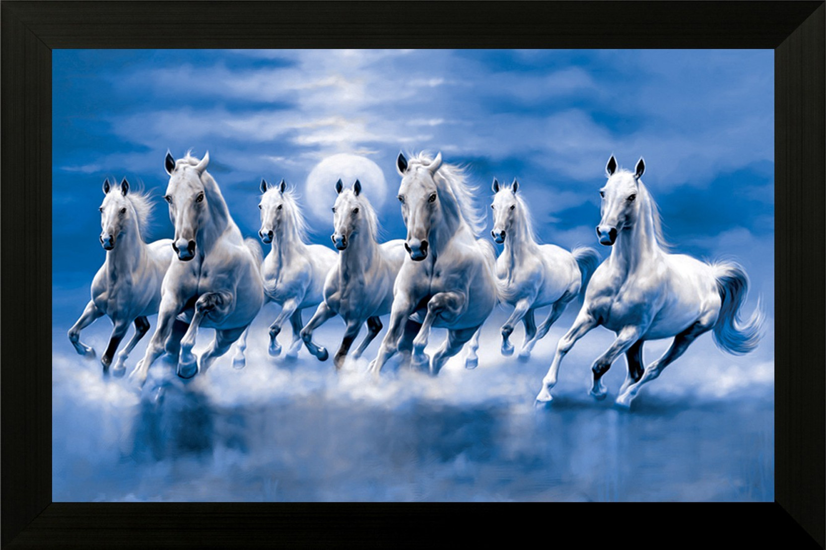 Download SAF Seven Horses Ink Painting Price in India - Buy SAF ...