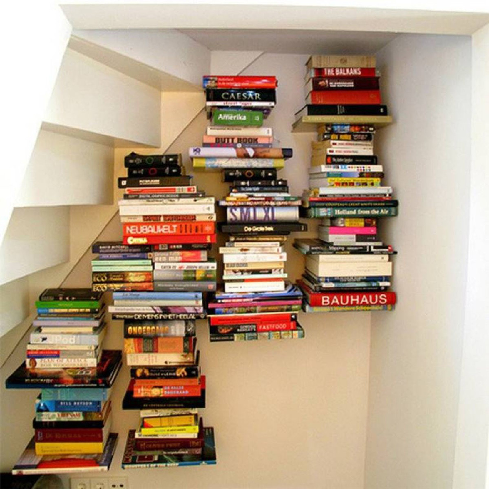 Ibs Set Of 6 Invisible Bookshelf Floating Design Home Decor Office
