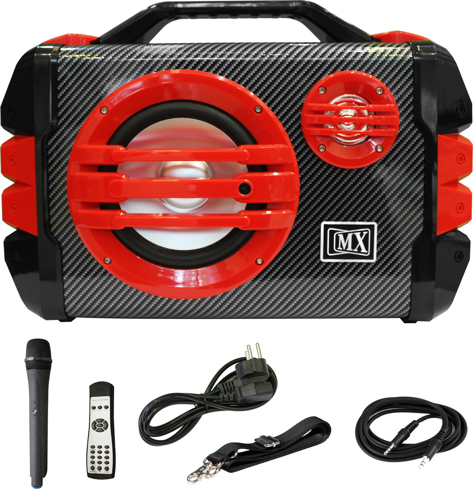 Mx 6 5 Inches Portable Multimedia Speaker With Built In Amplifier