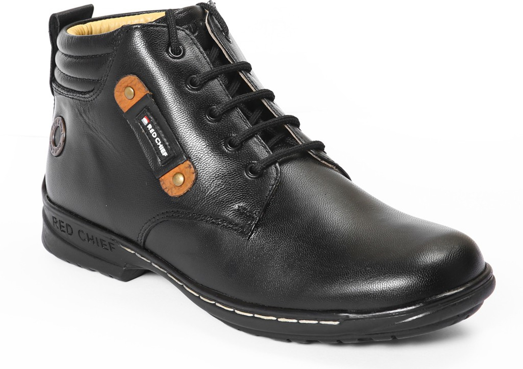 Red Chief RC6011 Boots - Buy Black Color Red Chief RC6011 Boots Online at Best Price - Shop