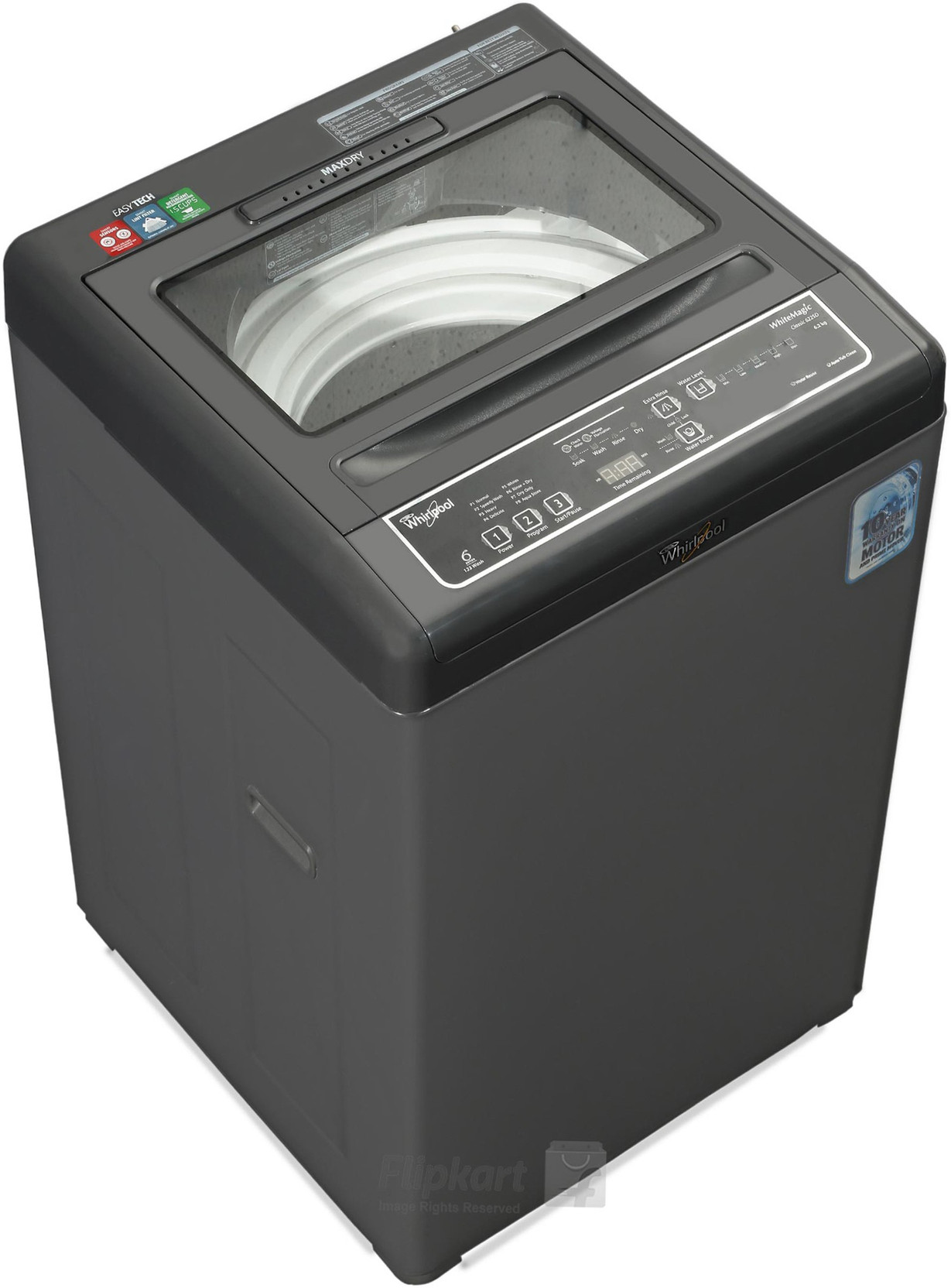 Whirlpool 6.2 kg Fully Automatic Top Load Washing Machine Grey Price in