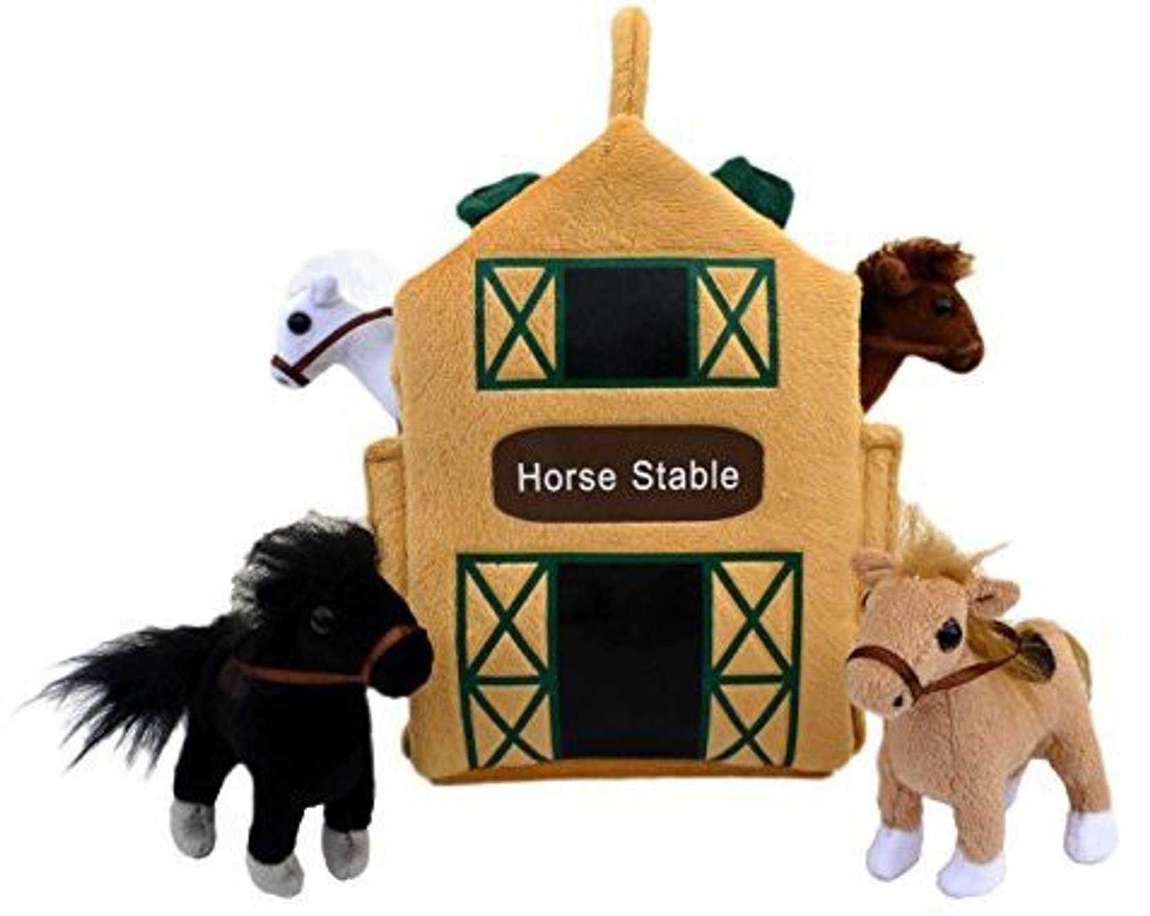 Adore Plush Company Horse Stable Barn Plush Stuffed Animal Playset