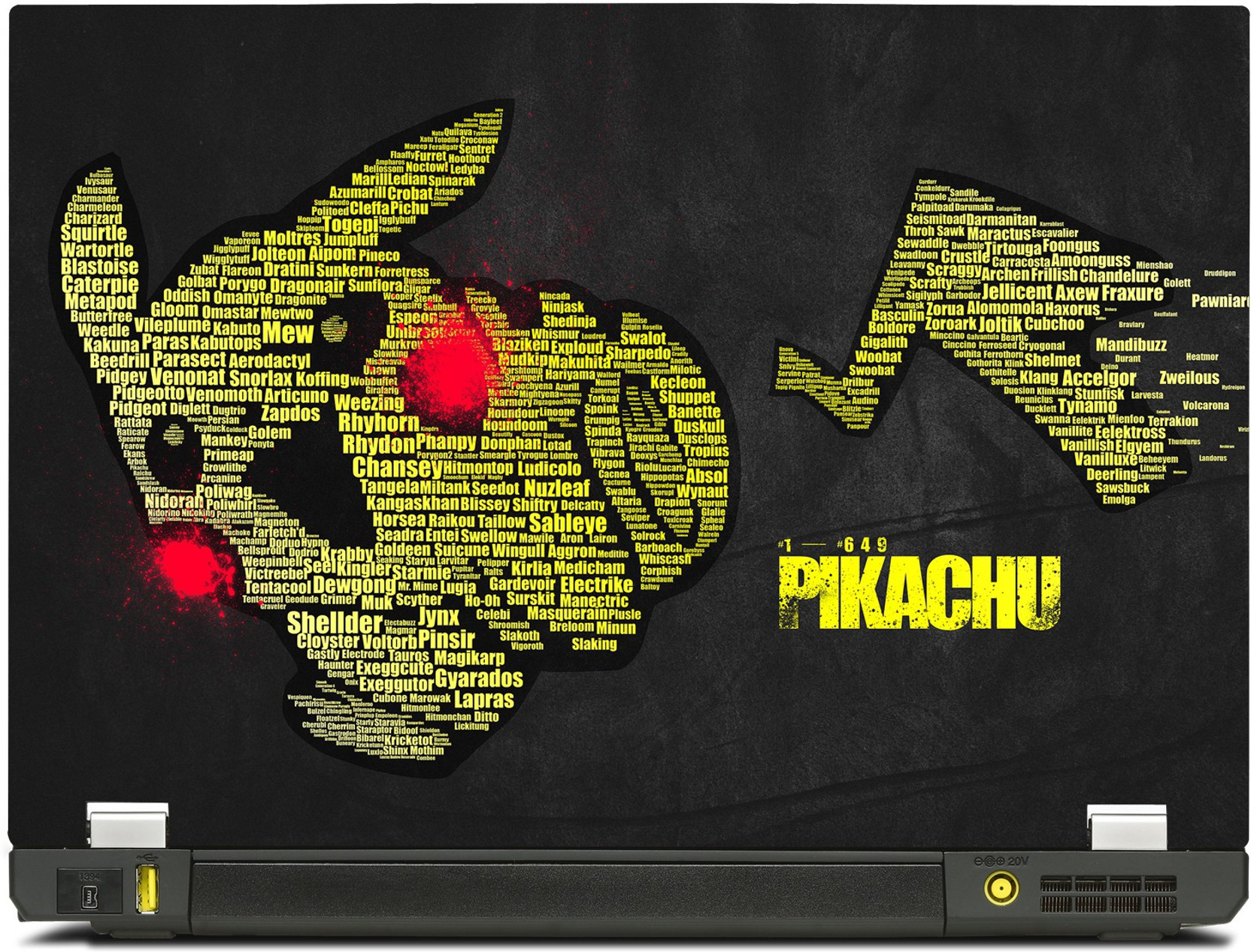 Woobat Pokemon Go Pokemon Waterproof Self Adhesive Vinyl Sticker