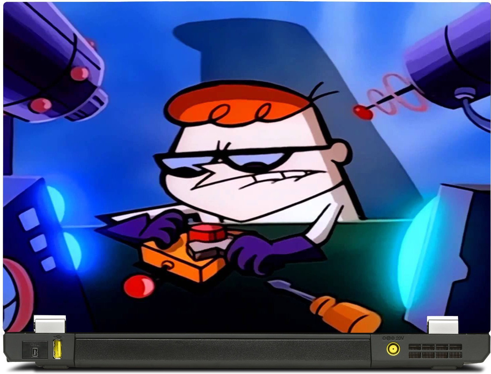 Skinshack Dexter Laboratory The Red Button Cartoon 10 1 Inch