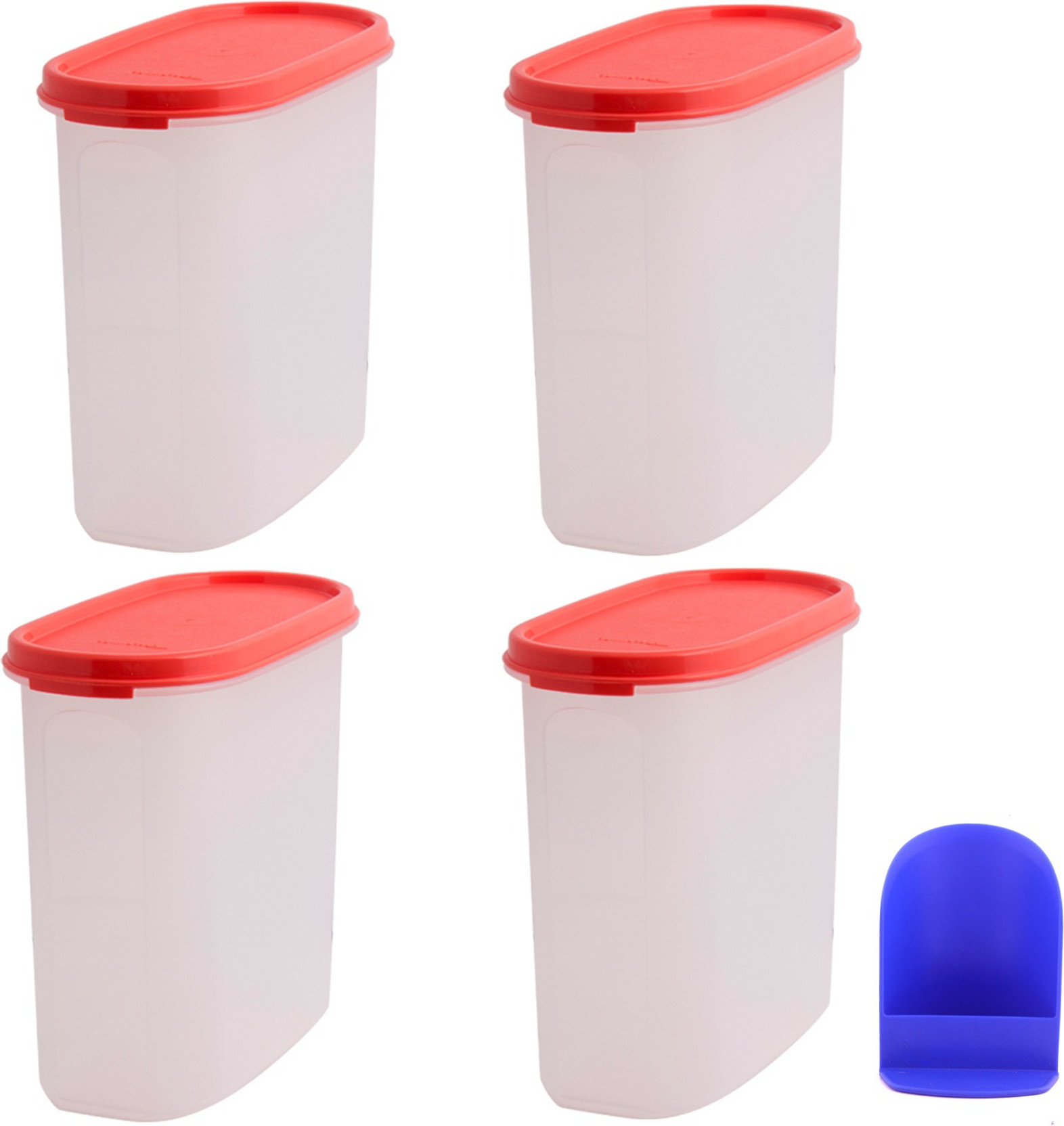 Tupperware One Spoon And 4 Containers Each 1700 Ml
