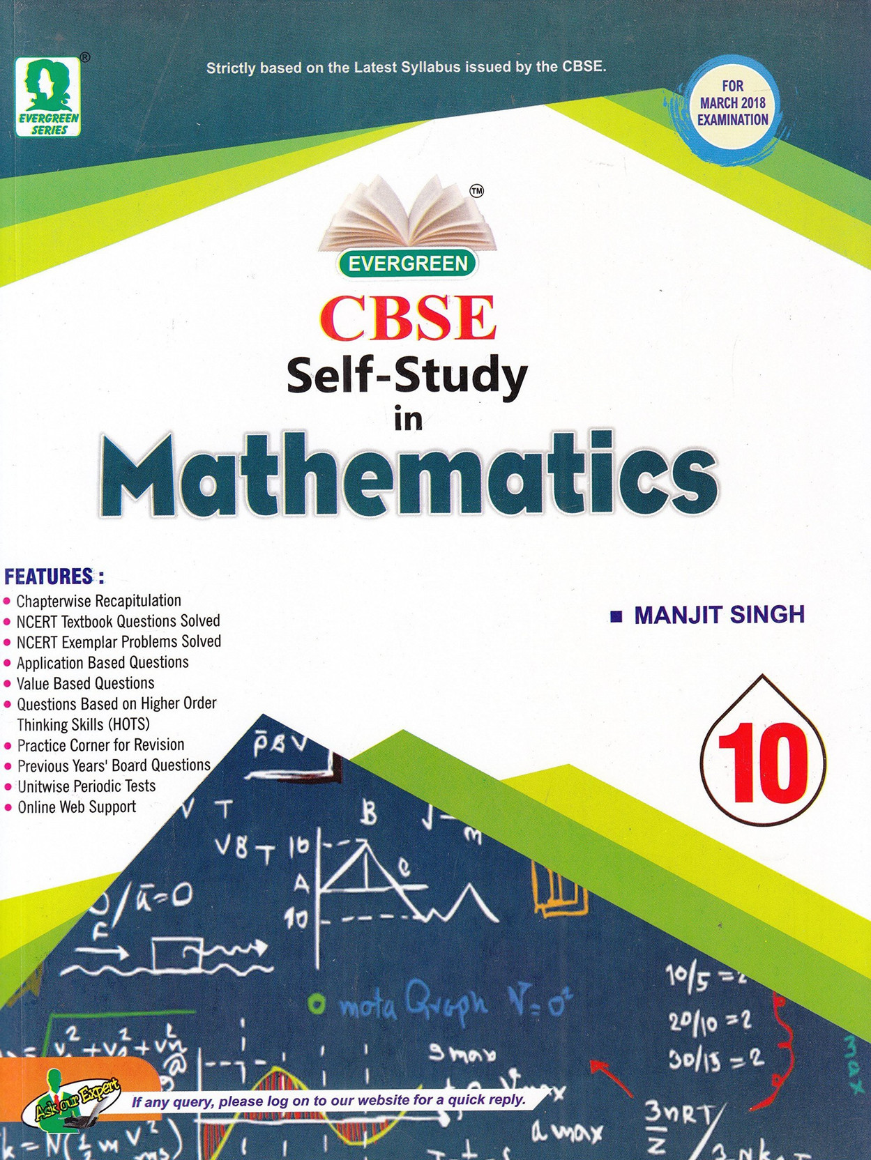 Evergreen CBSE Self Study in Mathematics 01 Edition. ADD TO CART