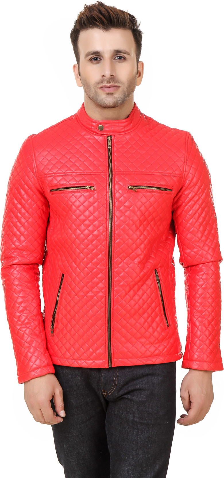 Rocker Fashions Full Sleeve Solid Men S Jacket