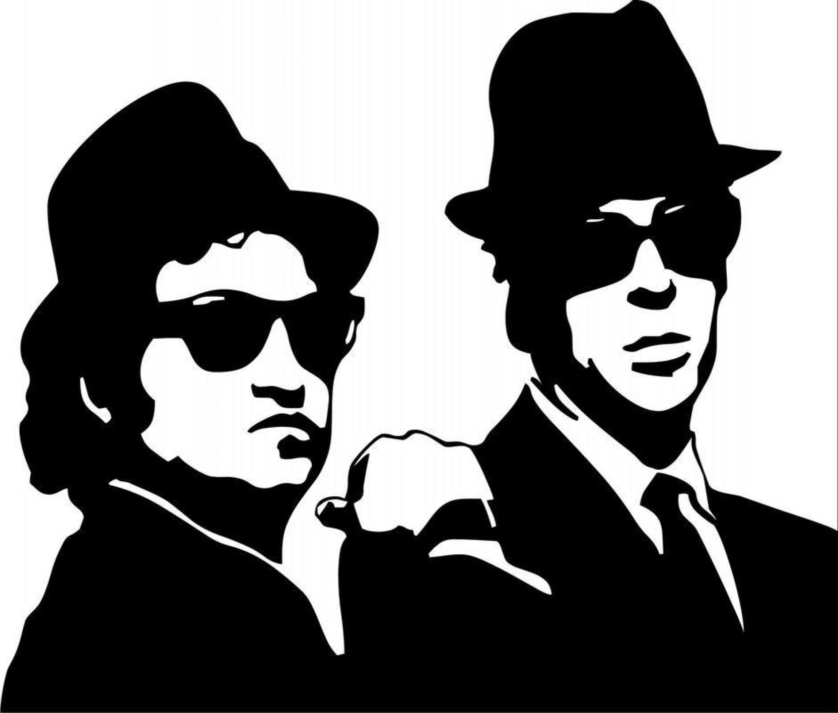 Blues Brothers Style D Movie Poster 13x19 inches