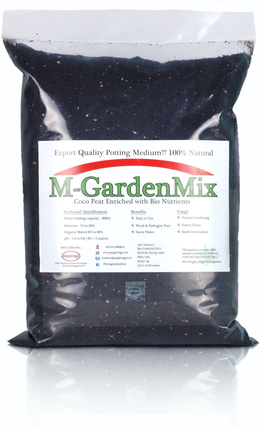 Pepper Agro Organic Potting M Garden Soil Mix 9 4 Kg Soil Manure Price In India Buy Pepper Agro Organic Potting M Garden Soil Mix 9 4 Kg Soil Manure Online At Flipkart Com