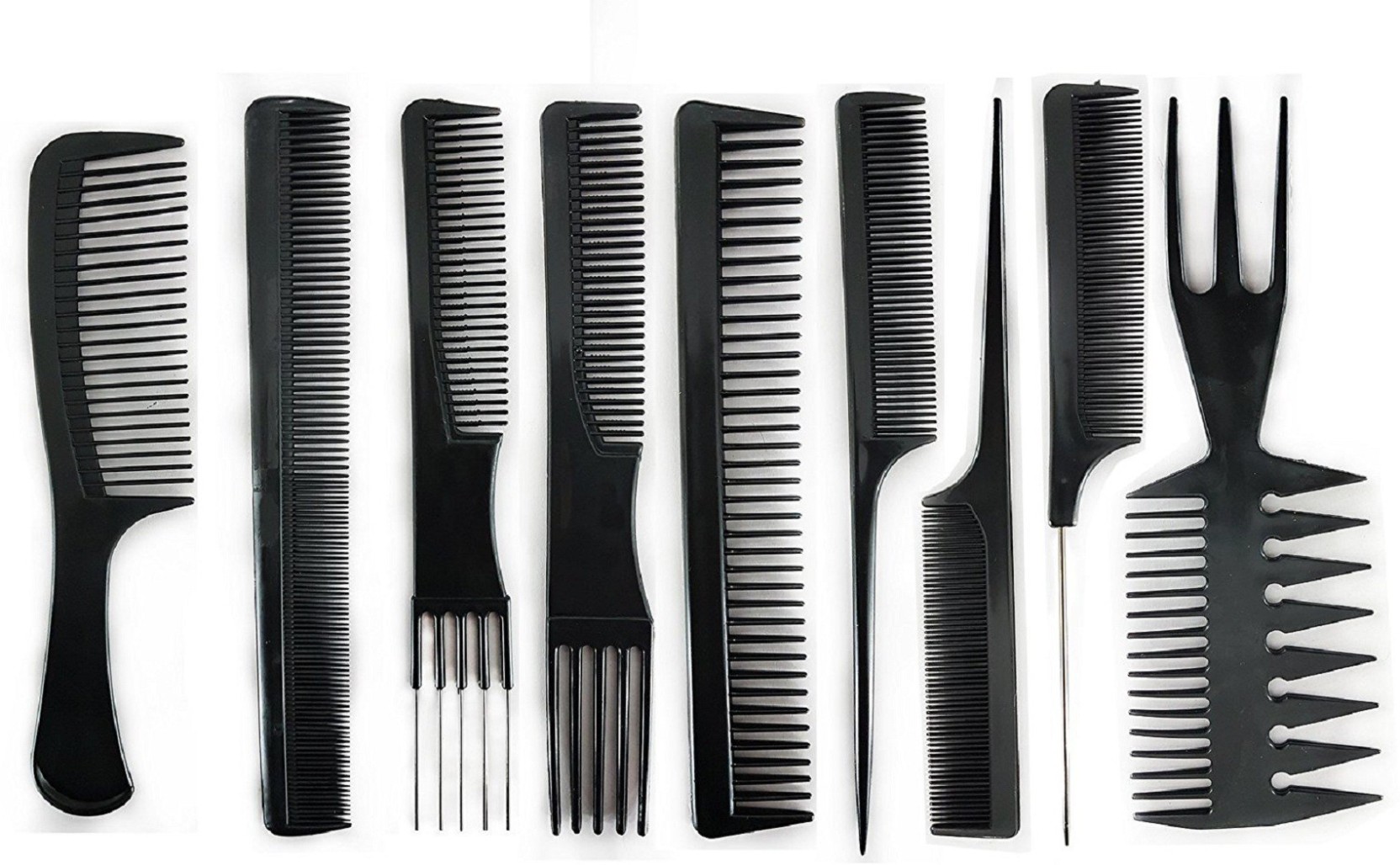 Confidence 9 Pcs Hair Stylists Professional Styling Comb Set