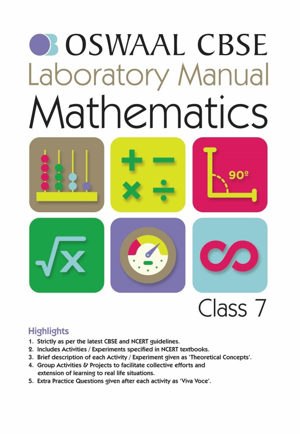 Oswaal CBSE Laboratory Manual For Class 7 Mathematics (Mar.2018 Exam). ADD TO CART