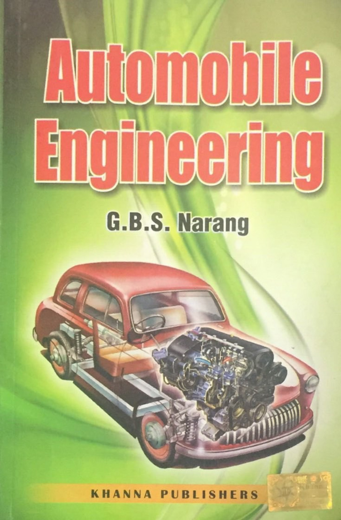 AUTOMOBILE ENGINEERING BY GBS NARANG PDF