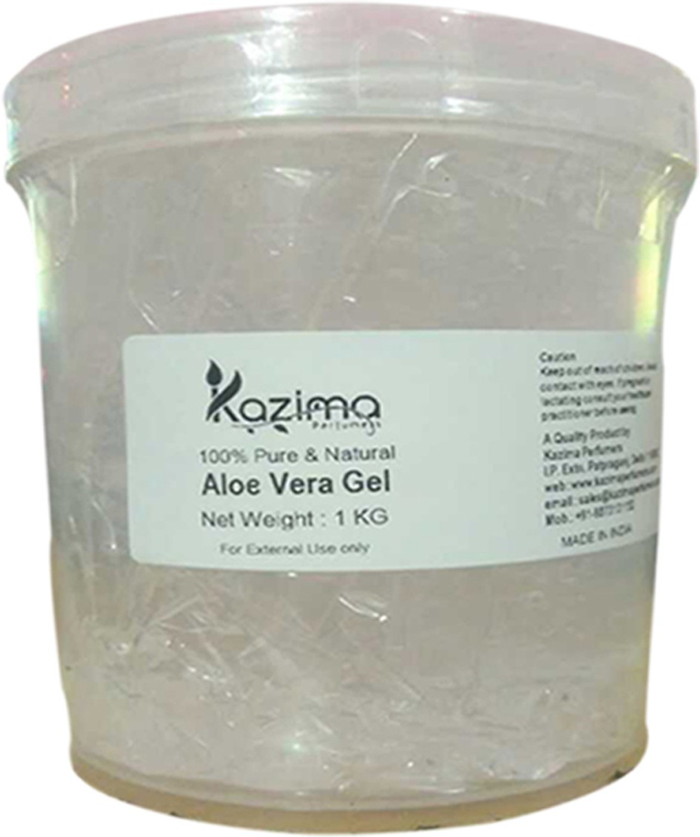 Kazima Pure Natural Raw Aloe Vera Gel 1kg Ideal For Skin