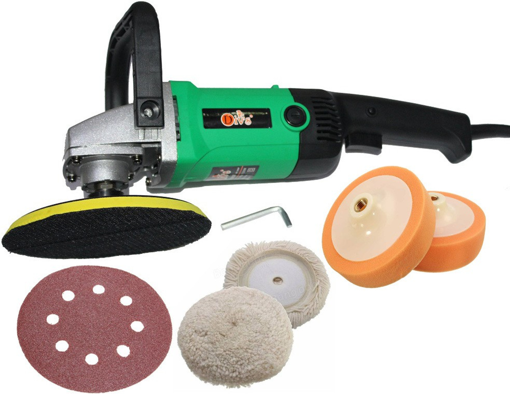 Digital Craft Car Polisher 1200 W Variable Speed 2800 Rpm 180mm