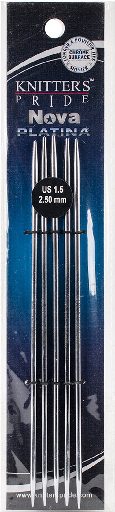 Knitters Pride 1.5//2.5mm Karbonz Double Pointed Needles 6