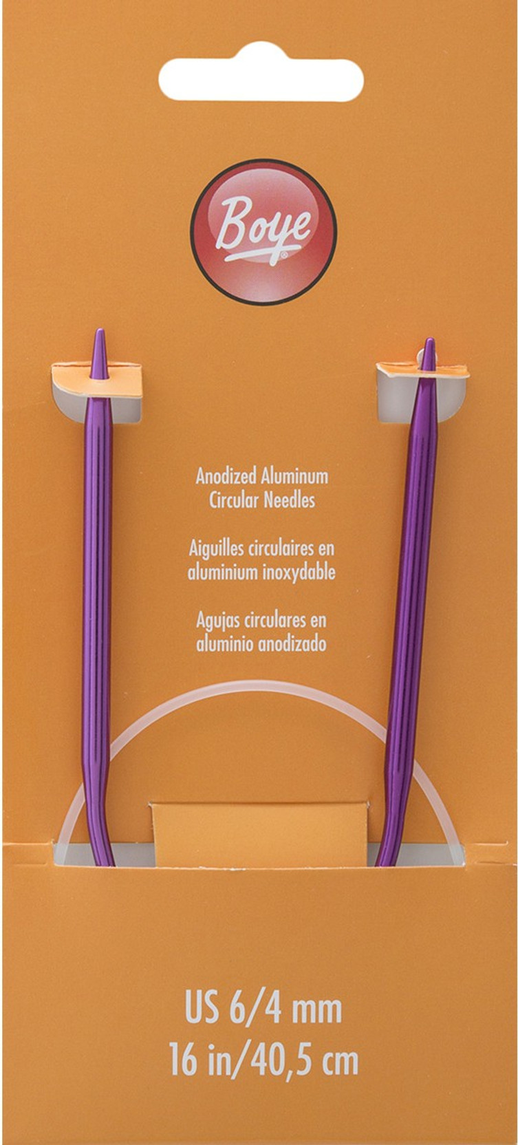 Size 9 Boye 10-Inch Aluminum Single Point Knitting Needles