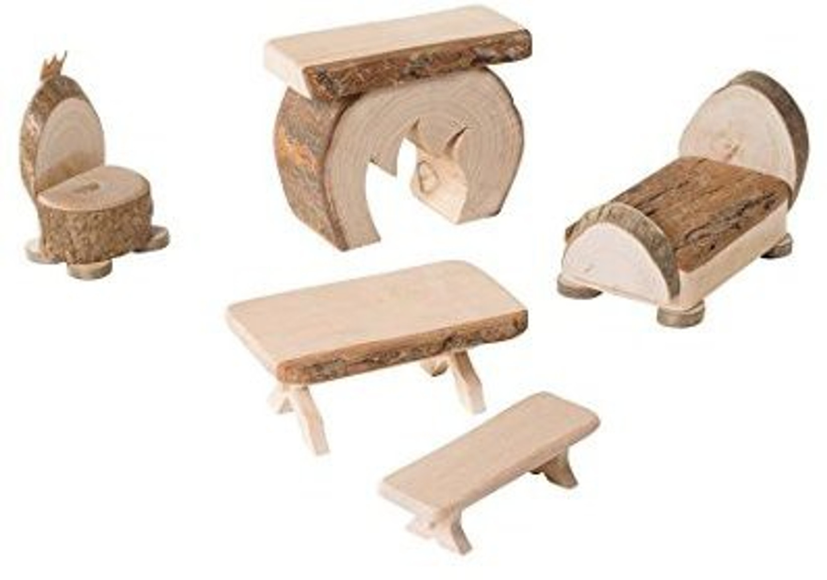 Magic Cabin Woodland Furniture Set 5 L X 4 W X 4 H Woodland