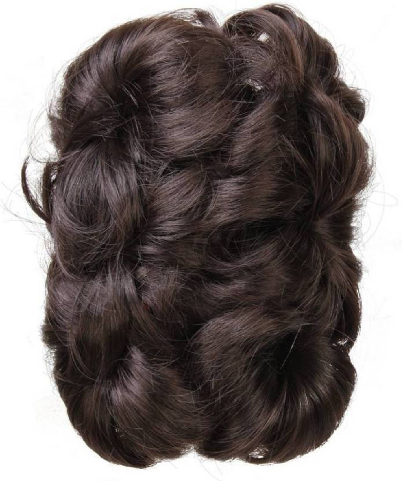 Kashqueen Funky Cluther Hair Bun Brown Braid Extension